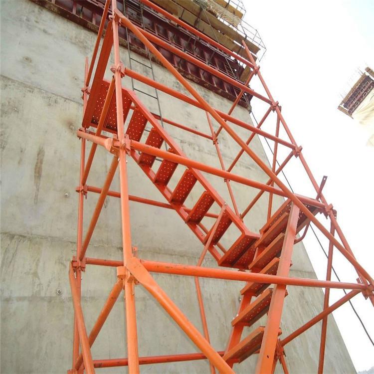 施工人行通道安全爬梯 工地建筑器材 大型安全梯籠 按時發(fā)貨